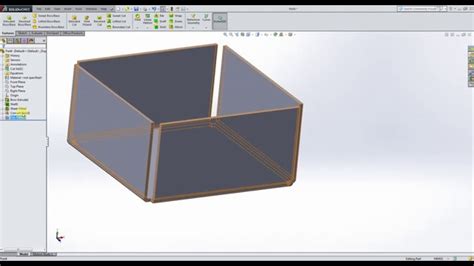 making a box with 45 degree angles in sheet metal|sheet metal box dimensions.